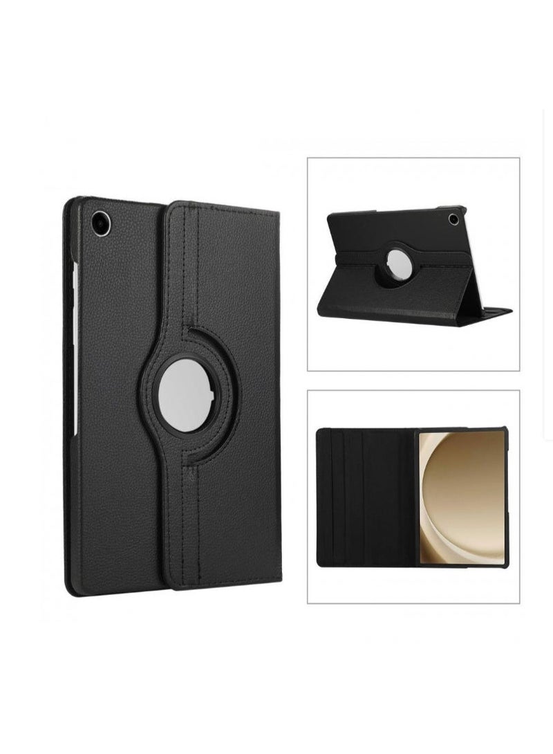 eGreen99 for Samsung Galaxy Tab A11 / A9 8.7 inch Case Cover, Multi-Angle Stand + 360 Rotating Bracket + Shockproof Leather Slim Protective Cover,Black - Image 3